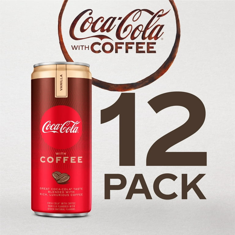 Coca-Cola with Coffee Vanilla Cans, 12 fl oz, 12 Pack - Walmart.com