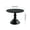 Black, variant on Elegant Metal Cake Stand with Round Top Display Shelf for Desserts, Fruit, Snacks, and Wedding or Party Decorations