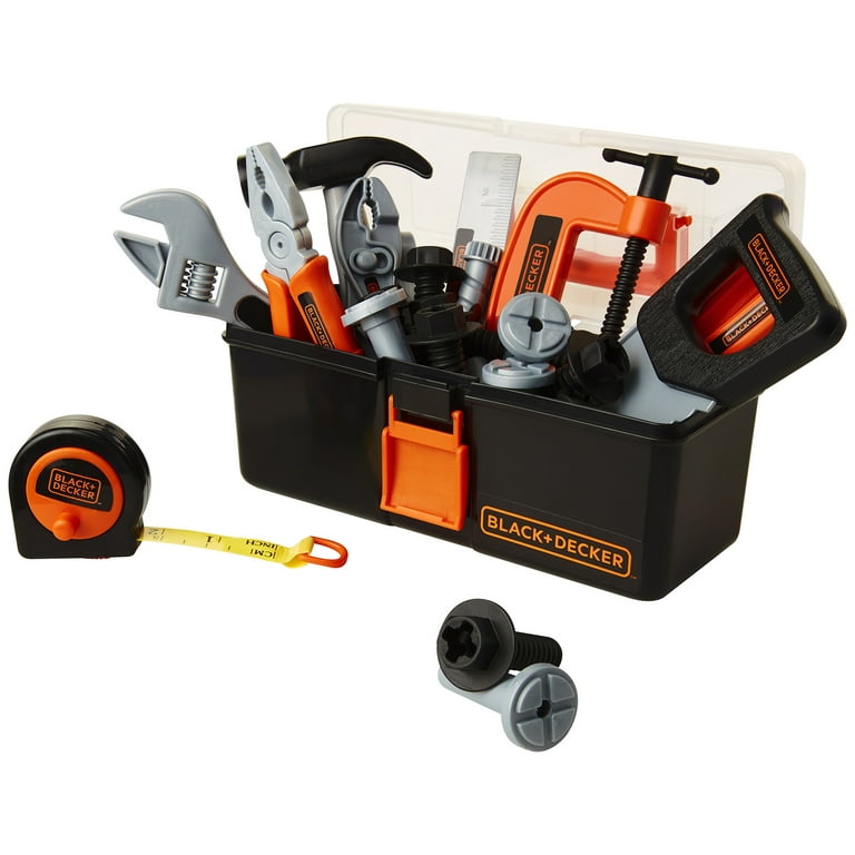 HSB-toys BLACK & DECKER Junior Power Tool Workshop 50+ tools&accessories  real working