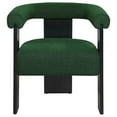 thumbnail image 3 of Coaster Ramona Fabric Upholstered Accent Side Chair Green and Black, 3 of 13