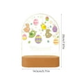 thumbnail image 3 of Plastic Night Light Personalized LED Easter Bunny Night Light with Egg for Kids Holiday Decor(1Pcs) Rkxzt, 3 of 6