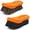 Orange, variant on YeewayVeh Leather Cleaning Brush, Long Bristle Horse Hair Car Cleaning Brush for Car Interior Leather Seat and Home Furniture
