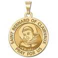 thumbnail image 2 of Picturesongold.Com Saint Bernard of Clairvaux Religious Medal Necklace Pendants - 3/4 inch Size of a Nickel -Sterling Silver, 2 of 6