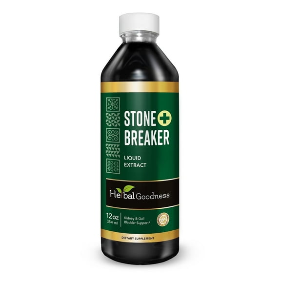 Chanca Piedra Liquid Extract 12fl.oz, Organic Kidney Stone Breaker and Gallbladder Cleanse  Support - Herbal Goodness