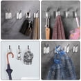 thumbnail image 5 of Gancho - Colgante de pared resistente al agua Gancho resistente para colgar abrigos/sombreros/toallas/batas/ganchos de baño/paquetes de 4, 5 of 5