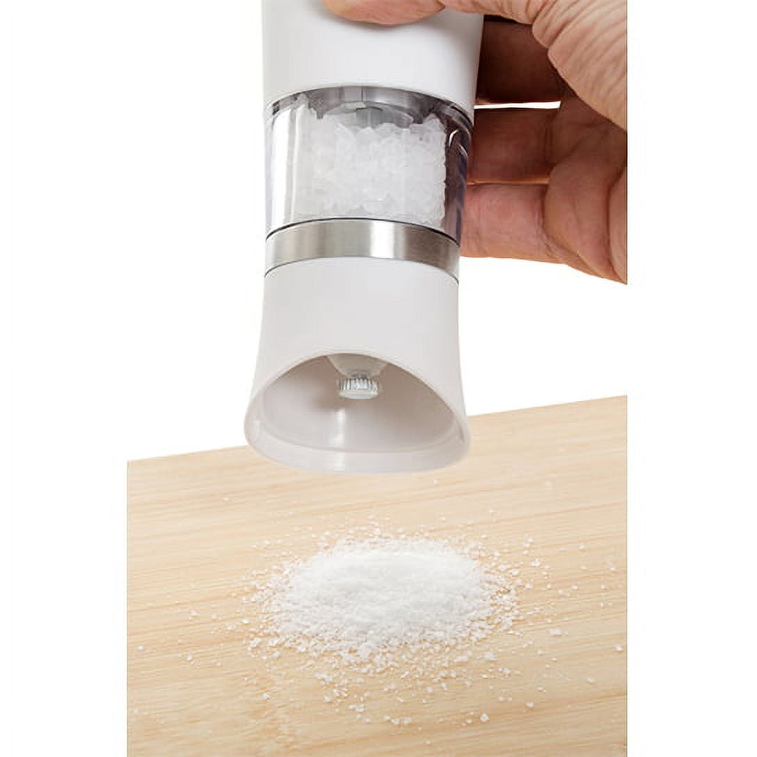 GatGrinder, White, Gravity Automatic Salt and Pepper Grinder Set, 2 Pa –  GatGoods