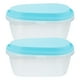thumbnail image 1 of 1 set 2pcs cajas de pastel ovaladas de helado contenedores de heladeros de plástico Cajas, 1 of 5