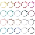 thumbnail image 1 of 20 pulseras de nailon ajustables de 20 colores, con extremos de latón plateado y metal de colores, de aleación, con forma de árbol de la vida., 1 of 5