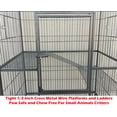 thumbnail image 5 of Extra Large 5-Tiers Small Animal Critter House Habitat Cage With Narrow 1/2-inch Wire Spacing for Guinea Pig Ferret Chinchilla Sugar Glider Rats Mice Hamster Hedgehog Gerbil, 5 of 11