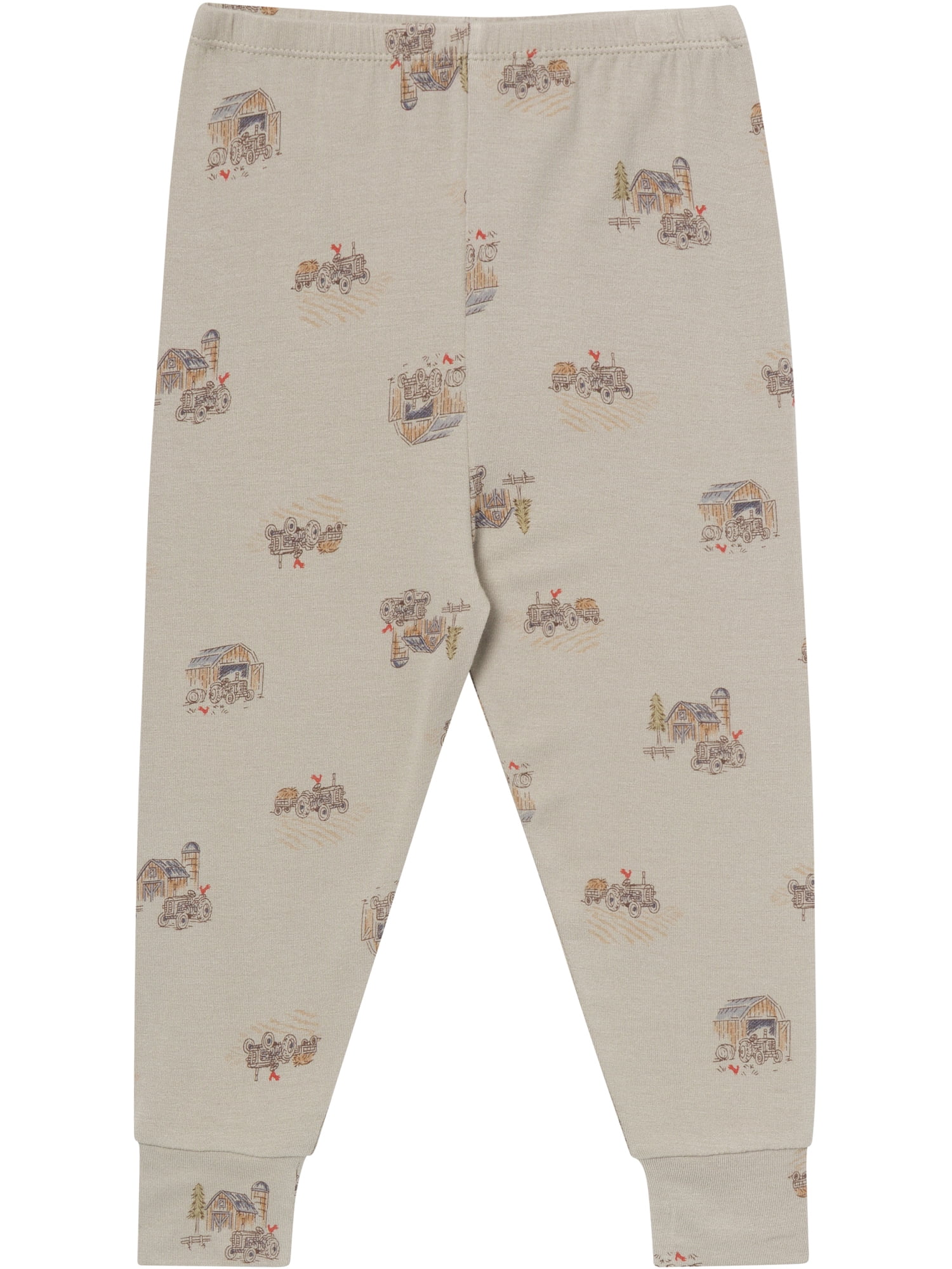 Modern Moments by Gerber Toddler Neutral Super Soft Pajama Set, 4-Piece, Sizes 12 Months-5T