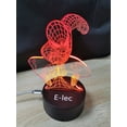 thumbnail image 4 of Spider-Man Gifts 3D Night Lamp Optical Novelty Illusion Led Light Touch Control Lights 7 Color Changing Bedroom Home Decoration Visual RGB, 4 of 6