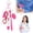 B, variant on 6 Piece Nurse Pen Set with Badge Reel Clip, Retractable Ballpoint Pen, Marker, Highlighter, LED Flashlight Keychain & Foldable Scissors for Nurses`