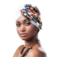 thumbnail image 2 of Womens Fashion Elastic Solid Color Comfortable Cap Beaded Large Cap for Women, 2 of 4