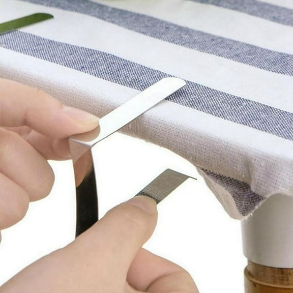Anti-Slip Tablecloth Clips Non-Slip Tables Cover Securing Clamps Clip Wedding Camping Promenade Table Cover Clip,6 x tablecloth clip