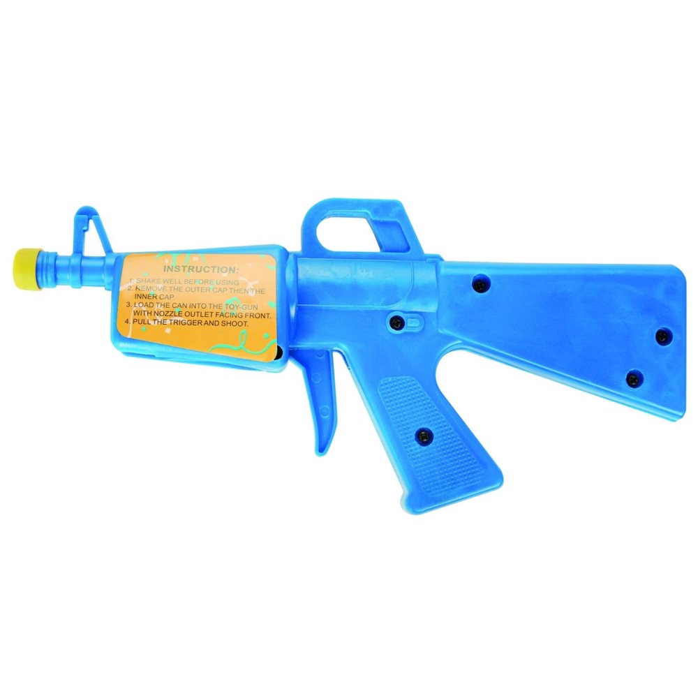 29" Blue and Yellow Silly String Unisex Adult Gun One Size Walmart