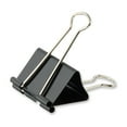 thumbnail image 2 of Pen+Gear Large Metal Binder Clips, Black, 4 Count, 2 of 5