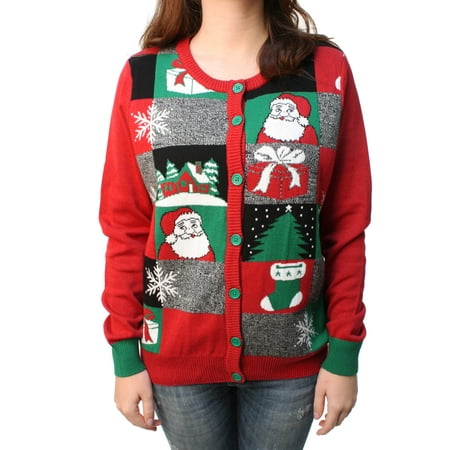 Ugly Christmas Sweater Women's Holiday Cardigan Pullover Sweatshirt
