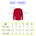 thumbnail image 5 of Gildan Men DryBlend 50/50 Long Sleeve T-Shirt, Moisture-Wicking Crew Neck Tee, Red, L, 5 of 5