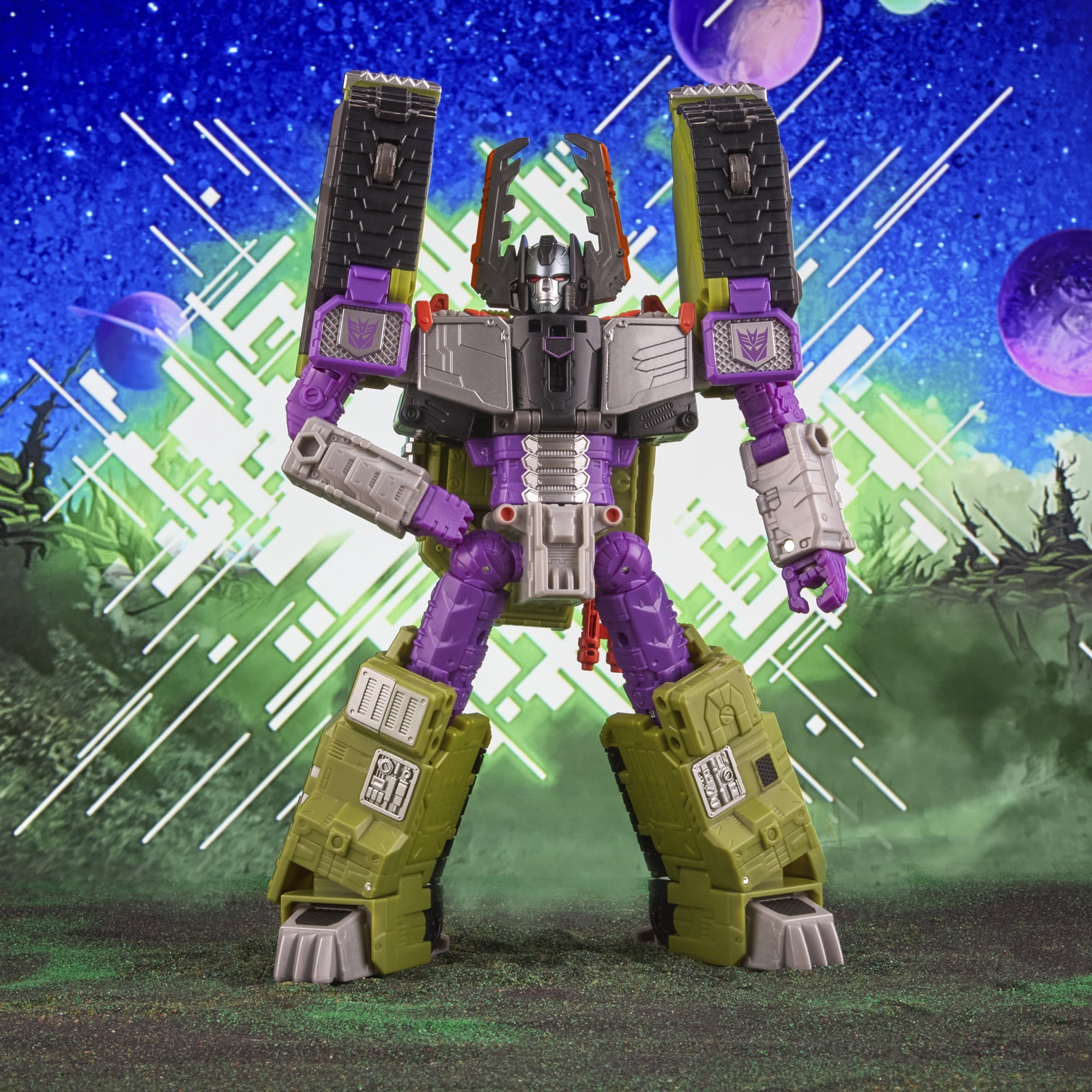 Transformers Legacy Evolution Megatron Action Figure, Plastic Multicolor, 10.5'' W x 8.75'' H