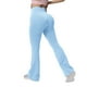 thumbnail image 3 of TaTaai Women's Seamless Flared Yoga Pants High Waist Butt Lifting Scrunch Long Leggings Non See Through Tummy Control Athletic Gym Workout Casual Lounge Soft Gift, 3 of 8