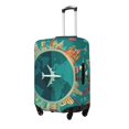 thumbnail image 2 of Kdxio Around The Planet Pattern Luggage Cover for Travel,Elastic and Durable,Fits 18-32 Inch,Anti-Scratch Suitcase Protector, 2 of 9