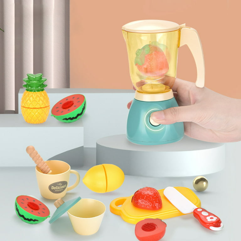 Play Kitchen Toys with Blender for Kids, Pretend Play Set Includes Kitchen  Appliances Foods and Kitchen Accessories for Toddlers, Gifts for Boys and  Girls Ages 3 4 5 6 7 8 9 10+ Years Old 