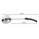 thumbnail image 2 of Cuchara medidora para sopa Wdftyju de Metal con mango de goma anticalientes, 2 of 7