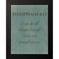 thumbnail image 2 of Grey, Jace 12x14 Black Modern Framed Museum Art Print Titled - Philippians 413, 2 of 5