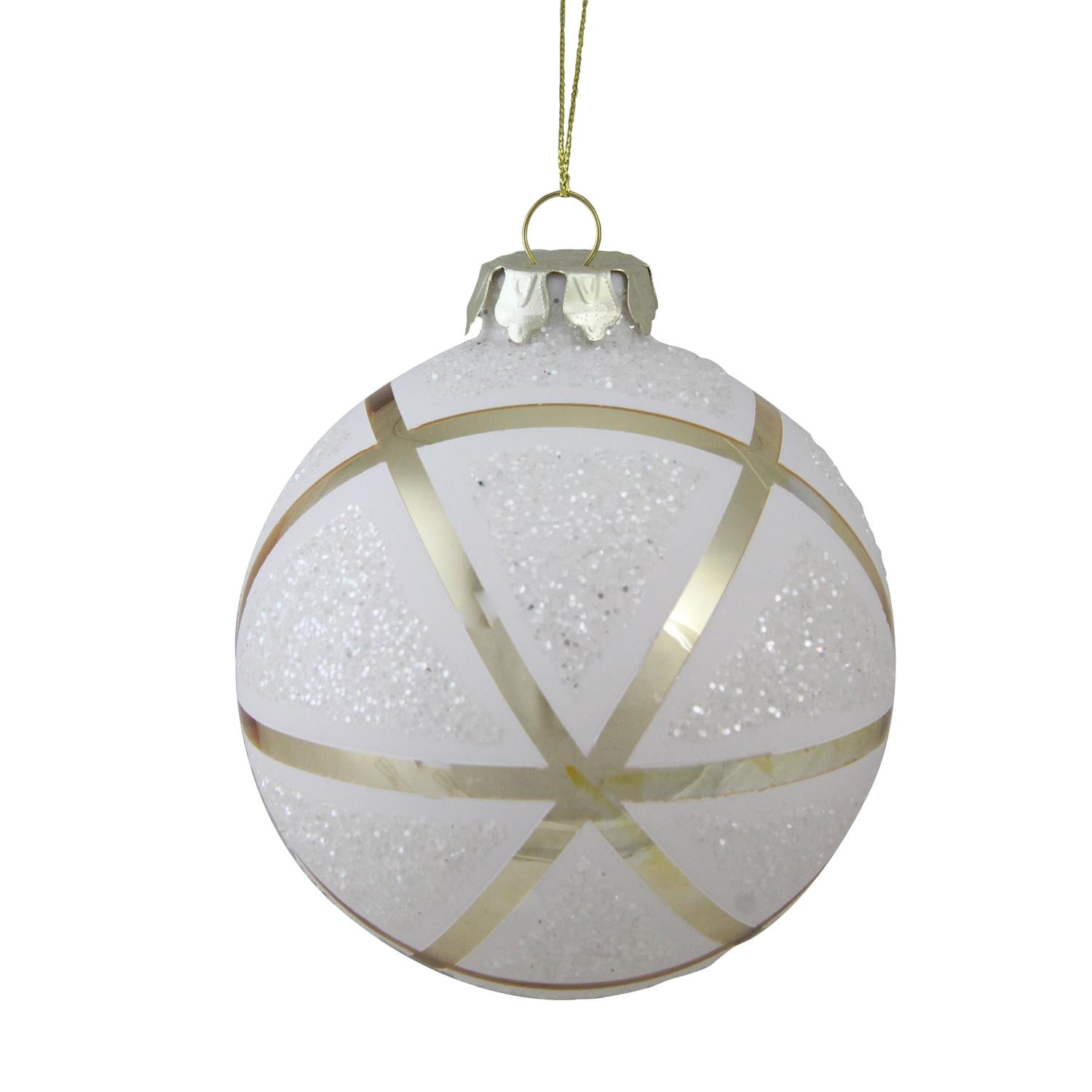 4 100mm gilded white
