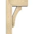 thumbnail image 3 of Ekena Millwork 8"W x 22"D x 34"H Imperial Block Rough Sawn Bracket w/ Offset Brace, Douglas Fir, 3 of 25