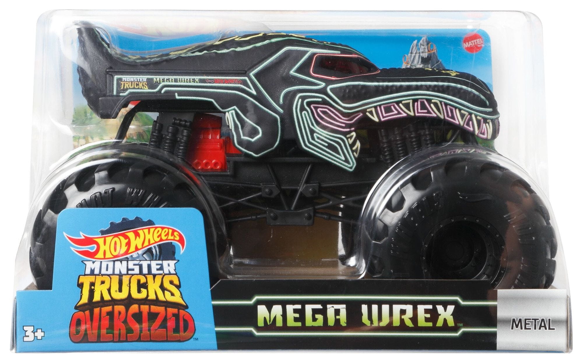 Hot Wheels Monster Trucks 1:24 Scale Vehicles, Collectible Die-Cast Me –  StockCalifornia