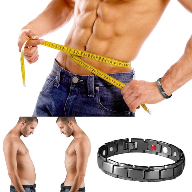 Pulsera magnética de acero inoxidable para pérdida de peso rápida Función de salud Pérdida de peso rápida pulsera para pérdida de peso