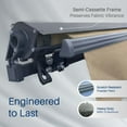 thumbnail image 3 of Semi-Cassette Motorized LED Luxury Patio Awning - 16 x 10 Ft - Desert Sand - Moroccan Collection, 3 of 7
