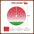 thumbnail image 3 of KLL Watermelon Christmas Tree Skirt 30" ,Party Decorations Farmhouse for Christmas Decorations Holiday Party, 3 of 6