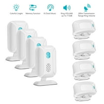 Greencycle 4 Set 4 Sensor 4 Alarm Muti Function Wireless Welcome