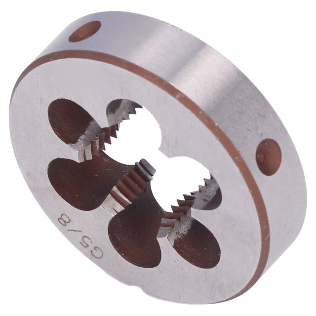 Threading Repair Dies, Strong Toughness Round Thread Die Alloy Steel High Accuracy Standard Size For Male Threads Processing