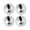 thumbnail image 4 of MasteelfCA 4Pcs Musical Instrument Copper Finger Cymbals Percussion Cymbals Dancing Props, 4 of 7