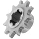 thumbnail image 2 of Piñón de cadena, piñón delantero, piñón de cadena de 11 dientes, piñón de cadena de 2 tiempos, compatible con motocicletas de 47 cc y 49 cc., 2 of 7