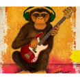 thumbnail image 2 of CafePress - Funky Monkey Bass Player Throw Blanket - Soft Fleece Throw Blanket, 50"x60" for All Ages, 2 of 4