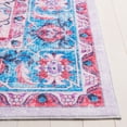 thumbnail image 6 of SAFAVIEH Arizona Calista Oriental Machine Washable Area Rug, Ivory/Light Blue, 4' x 6', 6 of 13