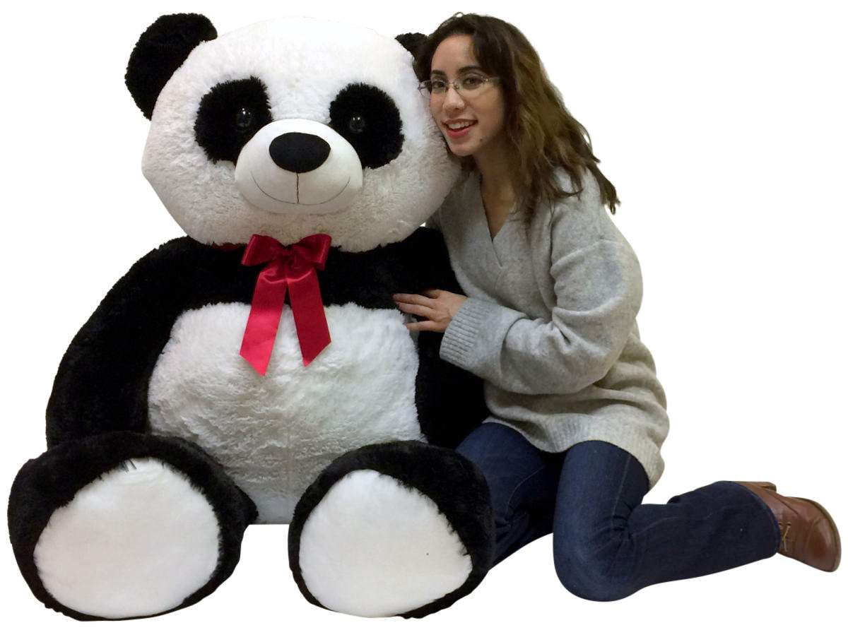 5 Foot Giant Stuffed Panda Soft 60 Inch Big Plush Premium Teddy Bear