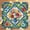 Color 2, variant on Mahjong Mat 31.5" x 31.5" Fiery Red Orange Dragon Ornamental Frame Non-Slip Noise Reduction American Mahjong Tiles Table Cover for Dominoes Poker Card Board Games Gift