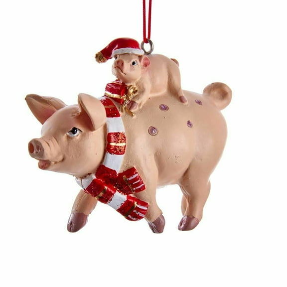Pig And Piglet Ornament J8562 New