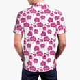 thumbnail image 6 of Wukai Orchids Flowers Men’s Polo Shirts,Quick-Dry Athletic Shirt,Classic Fit Shirts-X-Large, 6 of 8