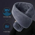 thumbnail image 3 of Heated Scarfs Rechargeable Heating Scarf USB Charging Lightweight Soft Scarf for Men Women, 3 of 14