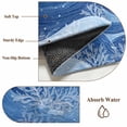 thumbnail image 6 of Nautical Coastal Area Rugs 5'x7', Small Throw Rugs for Laundry Room Playroom, Watercolor Summer Ocean Waves Coral Blue Indoor Outdoor Rug Non-Slip Low Pile Carpet Runner Reversible Floor Mats, 6 of 8