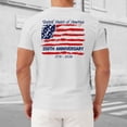 thumbnail image 5 of Ramiter 4th of July Shirts for Men American Flag 1776 Graphic Tees Casual Cap Sleeve USA Patriotic Tops(White,2XL), 5 of 8