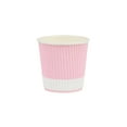 thumbnail image 5 of 4 oz Light Pink Paper Coffee Cup - Ripple Wall - 2 1/2" x 2 1/2" x 2 1/4" - 500 count box, 5 of 10