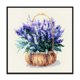 thumbnail image 3 of (2319) Hilo Algodón Ecológico 11CT 3 Hebras 37*37CM Lavanda Punto Cruz Serie Flores Tela Hecha A Mano Kit Bordado Diy (instrucciones en Inglés) (sku Principal Tiene Video), 3 of 9