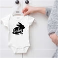 thumbnail image 5 of Cute Easter Bunny Baby Spring Rabbit Bodysuit Jumper Girls Infant Baby Brisco Brands NB, 5 of 6